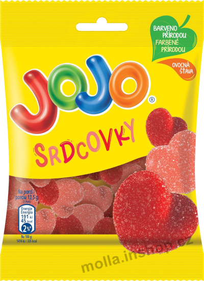 JoJo Srdcovky 80g/28ks ORION