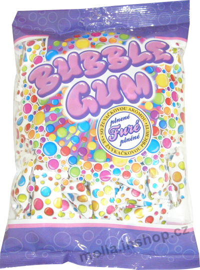 Bubble gum furé 320g/12ks žvýkačové furé