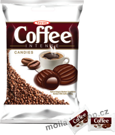 Coffee Intense 90g/24ks tvrdý bonbon   Tayas