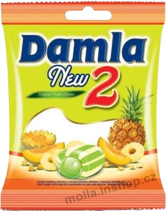 Damla karamely ananas 90g/24ks pinapple