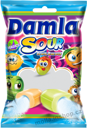 Damla karamely kyselý mix 90g/24ks