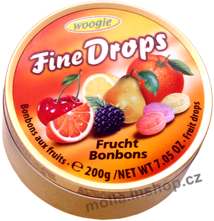 Drops Frucht 200g/10ks mix ovoce plech Woogie