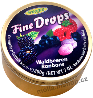 Drops lesní směs 200g/10ks plech Woogie