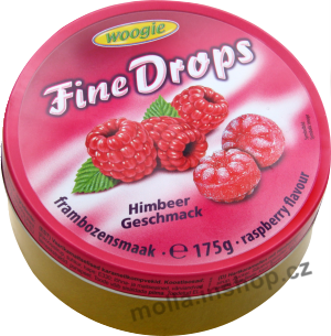 Drops malina 175g/10ks plech Woogie