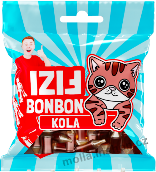 Fizi bonbon Kola 80g/18ks  