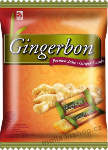 Gingerbon 125g/20ks  Zázvorové bonbony