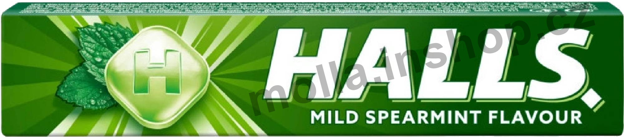 HALLS Mild Spearmint  33,5g/20ks