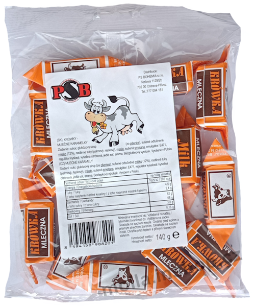 Krowka mléčná 140g/24ks
