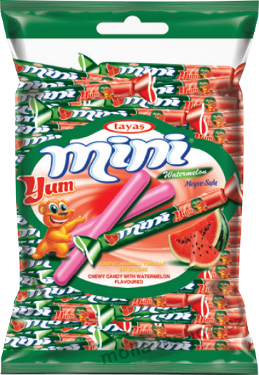 Miniyum meloun  700g/12ks ovocné karamely-