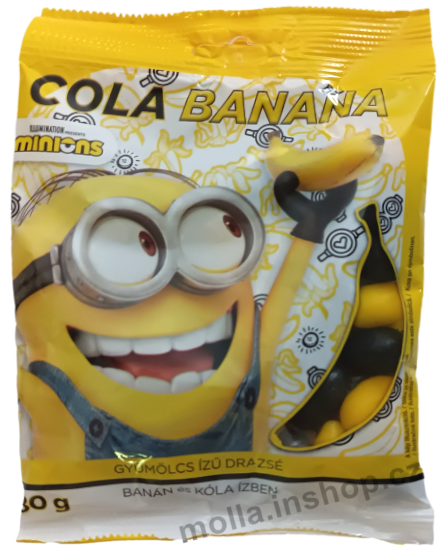 Mimoni Cola Banana 80g/30ks Bonbony 