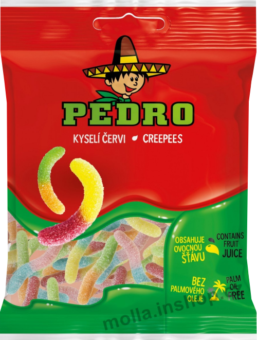 Pedro Kyselí červi želé 80g/20ks JG