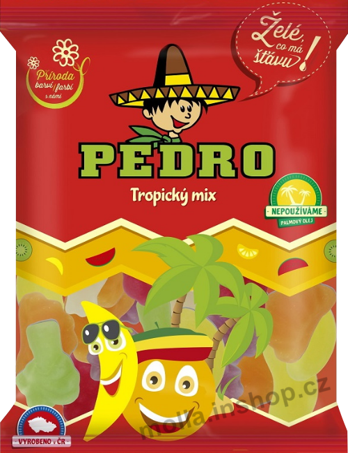 Pedro Tropický MIX želé 80g/20ks JG
