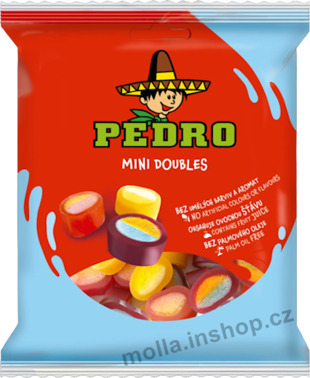 Pedro Mini Doubles 80g/20ks želé JG