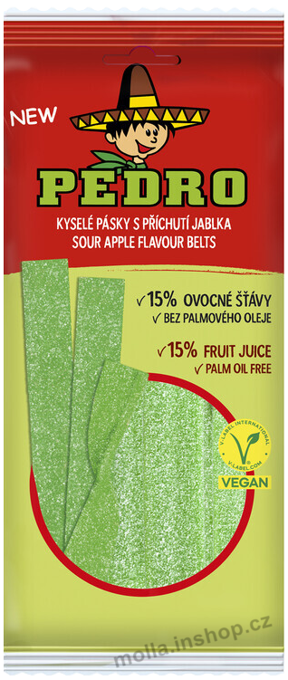 Pedro Pásky JABLKO sáček 80g/20ks JG