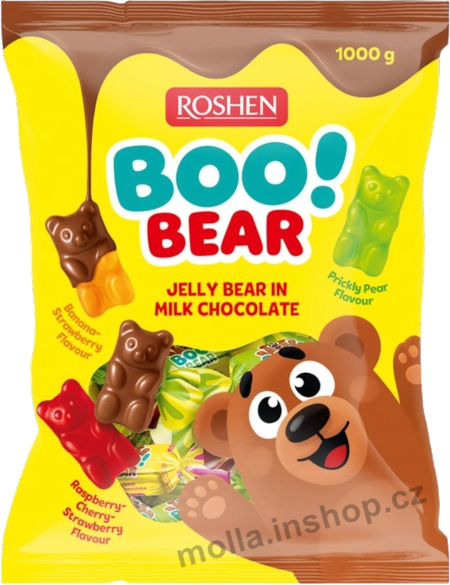Roshen BOO! Bear 1kg/5ks želé medvěd v čokoládě