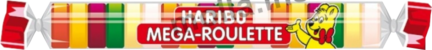 Rulička ovocná MEGA 45g/40ks Haribo