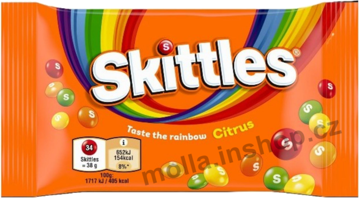 Skittles Citrus žv.bonbon 38g/14ks