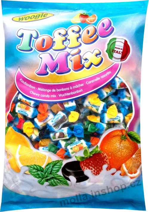 Woogie Toffee mix 1kg/12ks  karamely