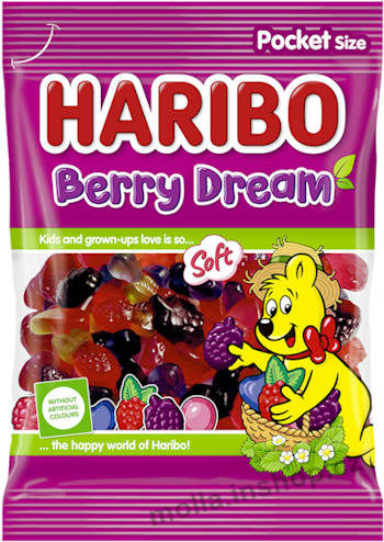Berry Dream 80g/30ks Haribo   Malina