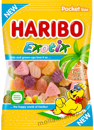Exotix 80g/26ks  HARIBO