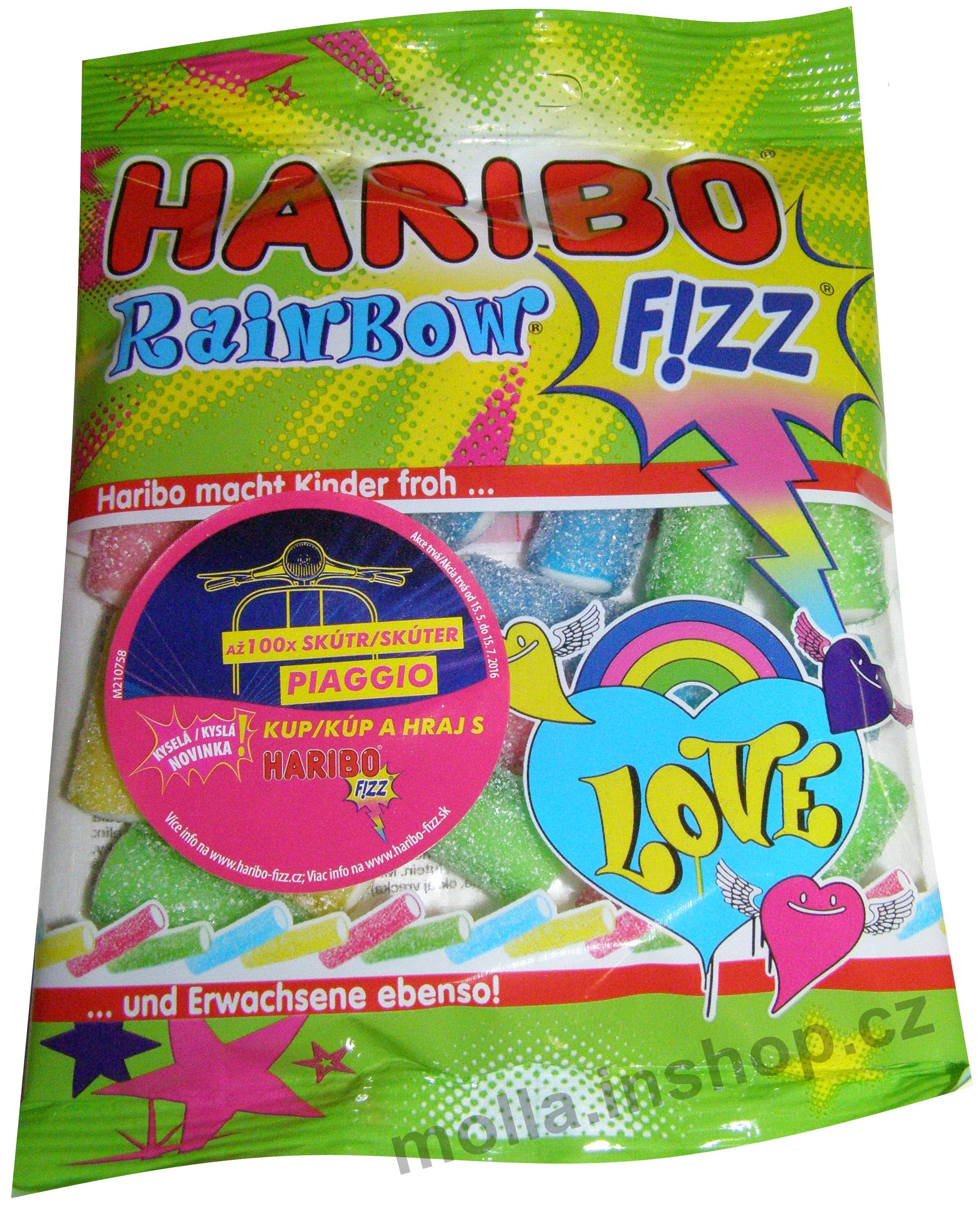 Rainbow Fizz  85g/30ks Haribo   