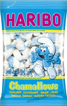 Chamallows Smurfs 100g/30ks Haribo Šmoulové