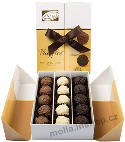 Bind Chocolade Truffles Gold 217g/10ks podnos