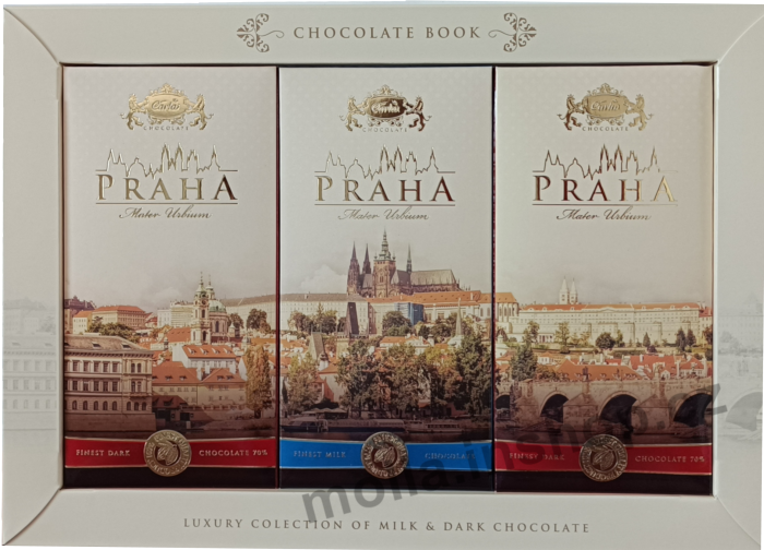 Carla Kolekce čokolád Praha 240g/5ks 3xčokolády  80g