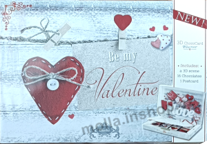 X- Carla Be my Valentine krabička 80g/10ks  29.11.25 Valentýn mléčná