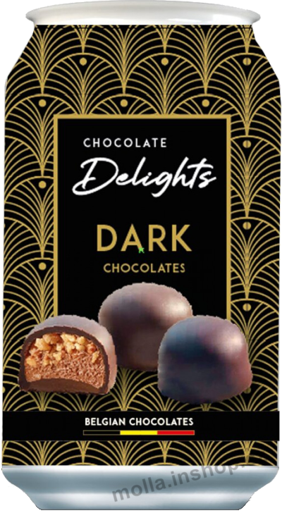 Delights Dark 65g/12ks plechovka dezert