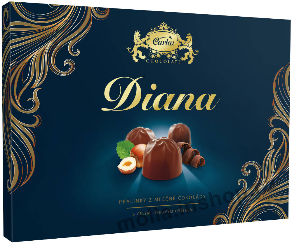 DIANA dezert - mléčná 133g/10ks Carla