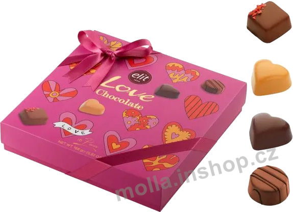 X- ELIT Trufle Love Chocolate pink 168g/10ks 10/2025