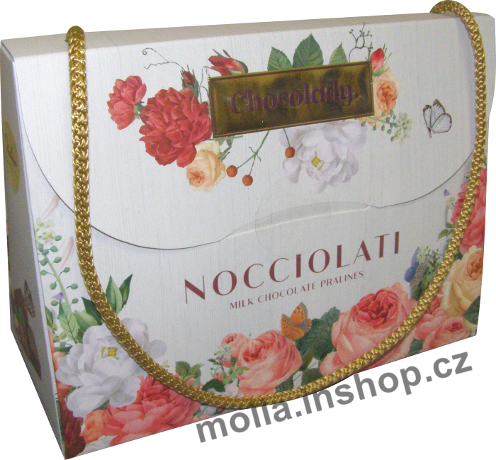 Chocolady Nocciolati 170g/12ks kabelka dezert