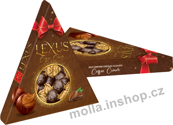 Lexus Triangl Káva 120g/18ks kakaové