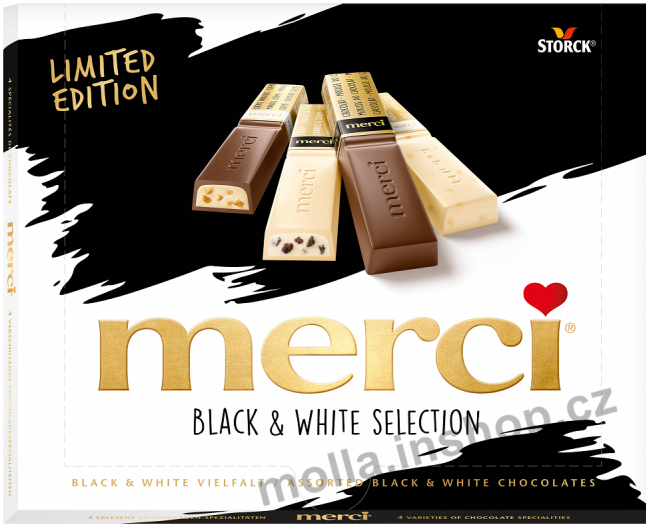 Merci dezert Black and White 240g/10ks 
