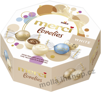 Merci Lovelies White 185g/7ks dezert