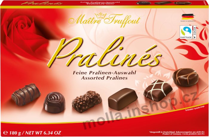 M.T. Pralinky červené 180g/8ks