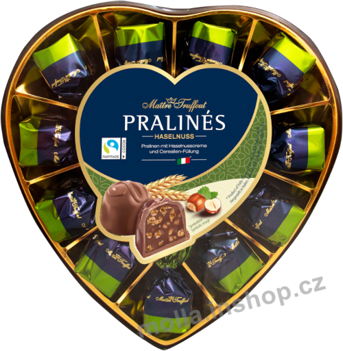 M.T. srdce ořech 165g/8ks dezert plast