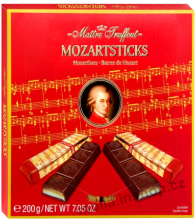 Mozart tyčinky 200g/25ks M.T. Mozartsticks