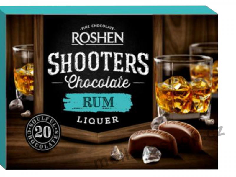 ROSHEN Shooters bonb. rumový likér 150g/10ks
