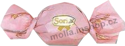 Sorini sv.růžový 1kg/6ks  oř.krém sáček  