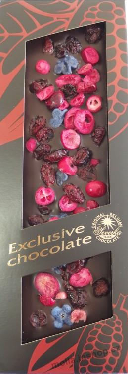 X- 0739 Exclusive H brusinky šeřík 125g/20ks hořká čokoláda