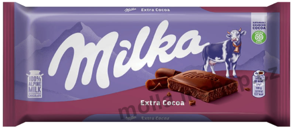 Milka Dark Extra kakao 90g/25ks