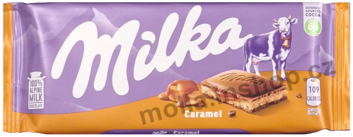 Milka Caramel 100g/23ks Karamel