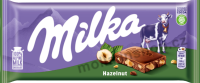 Milka Hazelnut 90g/24ks  drcený ořech