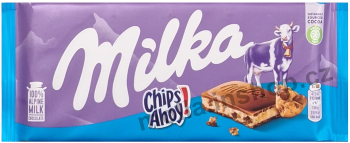 X- Milka Chips Ahoy! 21.9.2025 100g/22ks