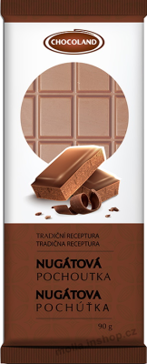 Pochoutka nugátová 90g/15ks Chocoland