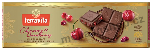 TERRAVITA hořká višně s brusinkami 225g/9ks