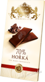 T.č. hořká čokoláda 70% CARLA 80g/15ks obdélník