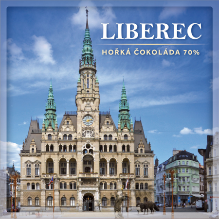 T.č. LIBEREC hořká 70% čokoláda 100g/100ks CARLA
